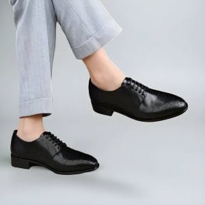 High Quality Original Formal Black Leather Office Oxford Shoes handmade leather shoes for Men 2025